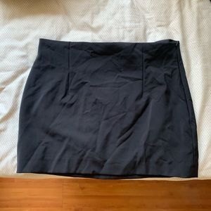 Zara tech fabric mini skirt